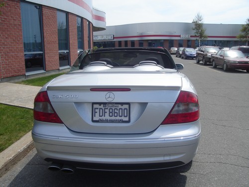 Mercedes CLK 500 cabriolet Silver 3 gris 2006