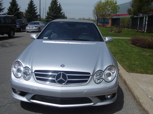 Mercedes CLK 500 cabriolet Silver 3 gris 2006